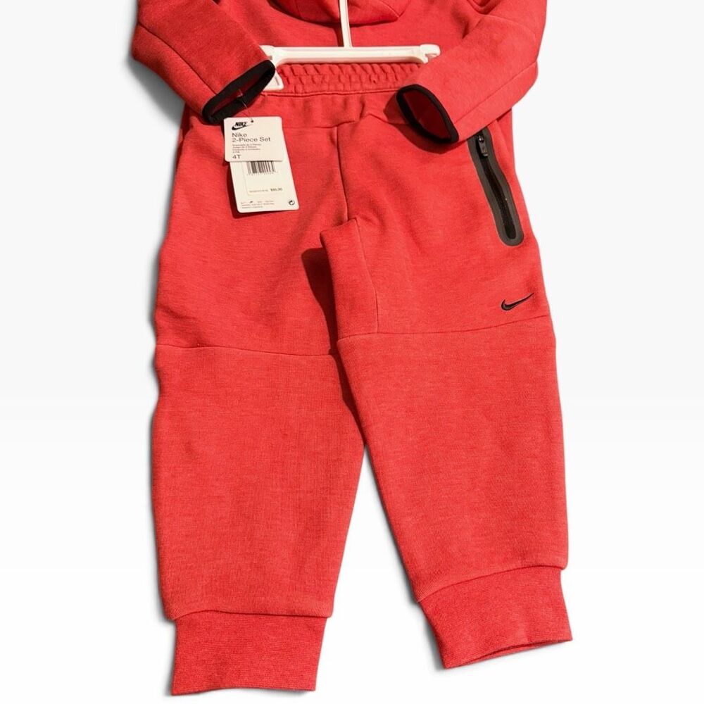 Nike 2-Piece Tech Fleece Full Zip Hoody Pants Jogger Set Toddler size 4T New (a) - Picture 8 of 11